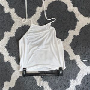 white halter top